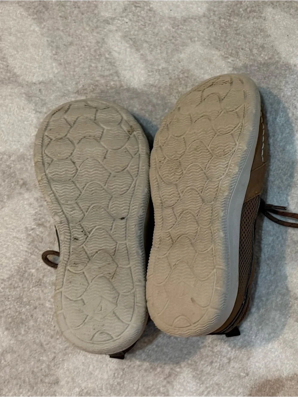 Sperry Bowfin Kids Brown Lace-Up Boat Shoes with White Sole